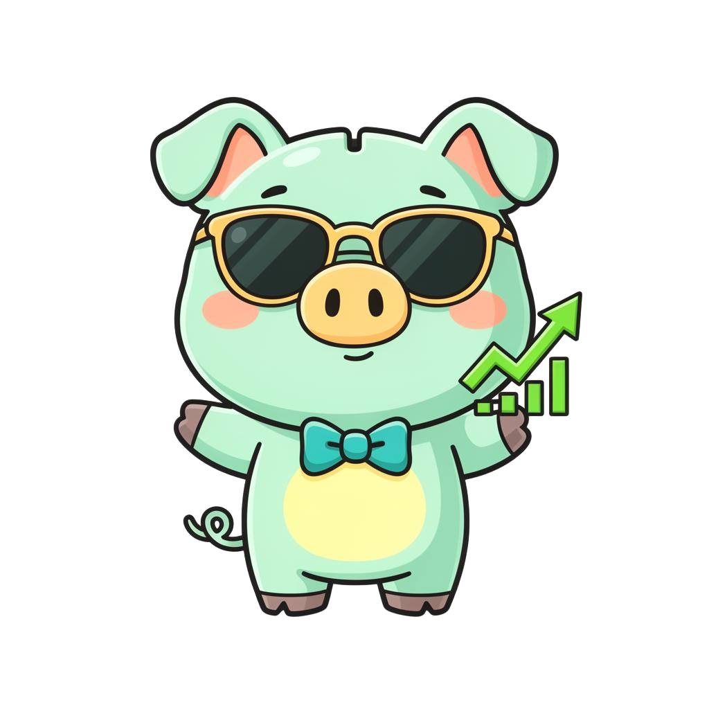 Stockaroo mascot piggy bank